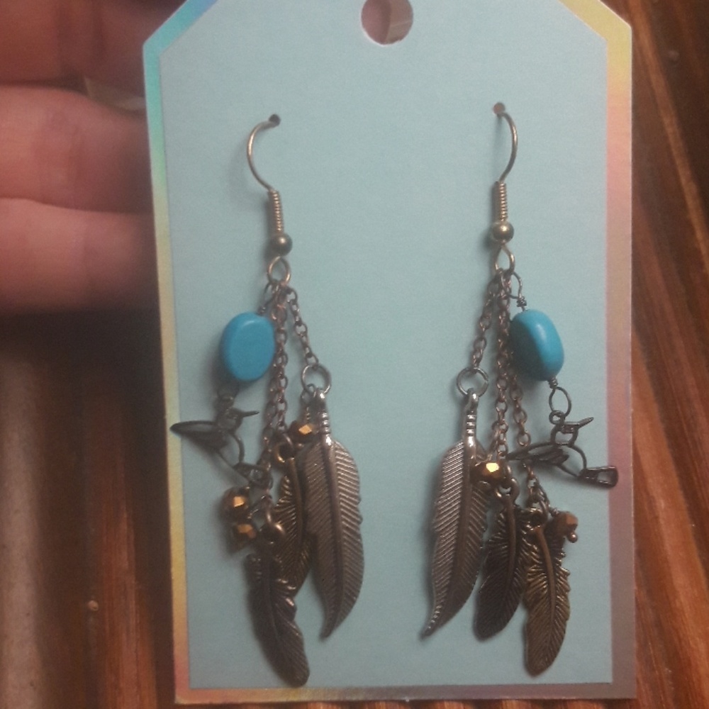Flit Feather Earrings